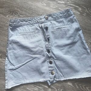 Forever 21 Light Blue Denim Mini Skirt